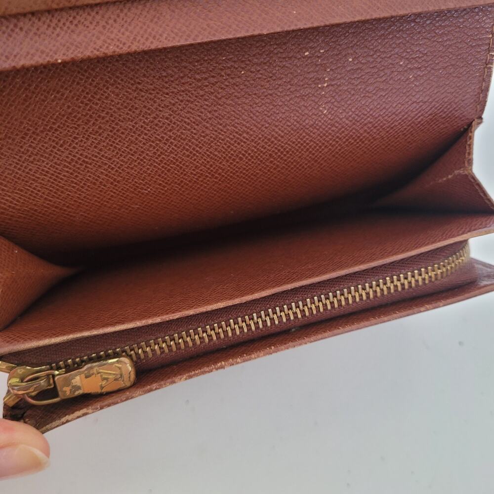 Louis Vuitton Portefeuille Tresor Bifold Wallet Medium Monogram Brown Vintage - Picture 4 of 12